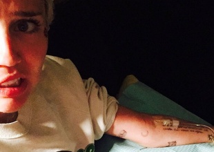 Miley Cyrus se inyecta vitaminas para aumentar su energía