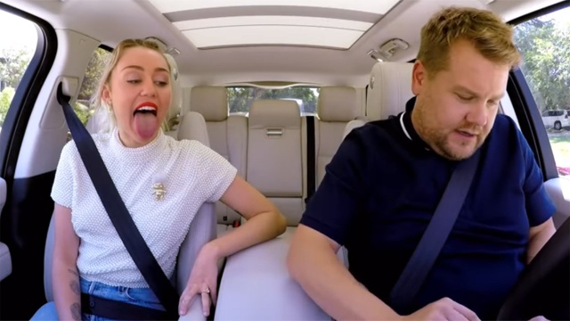 Carpool Karaoke Miley Cyrus