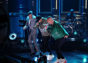 J Balvin y Nicky Jam en el Show de Jimmy Fallon