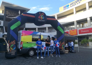 Banderitas con Hospital Brisas