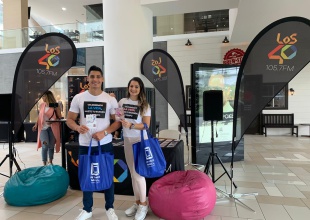 Campaña Celeste y Rosada en Atrio Mall