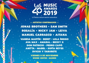 Acá puedes ver LOS40 Music Awards 2019