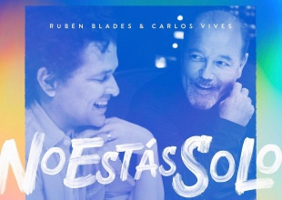 Rubén Blades y Carlos Vives en "No Estás Solo"