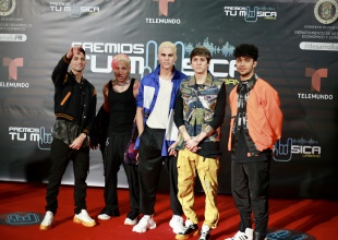 Tony Aguilar entrevista a la Cnco en LOS40 Global Show