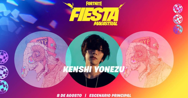 Kenshi Yonezu en Party Royale de Fortnite