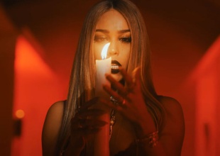 Lola Indigo junto a Danna Paola y Denise Rosenthal “Santeria”
