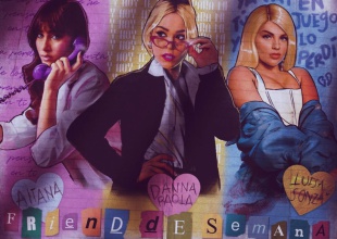 Danna Paola junto a Luisa Sonza y Aitana “Friend de Semana”