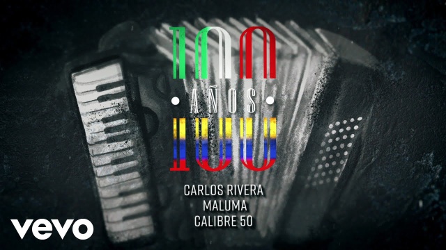 Carlos Rivera, Maluma y Calibre 50 dan vida al tema “100 Años