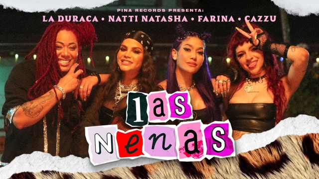 Natti Natasha presenta "Las Nenas" junto a Cazzu, Farina y La Duraca