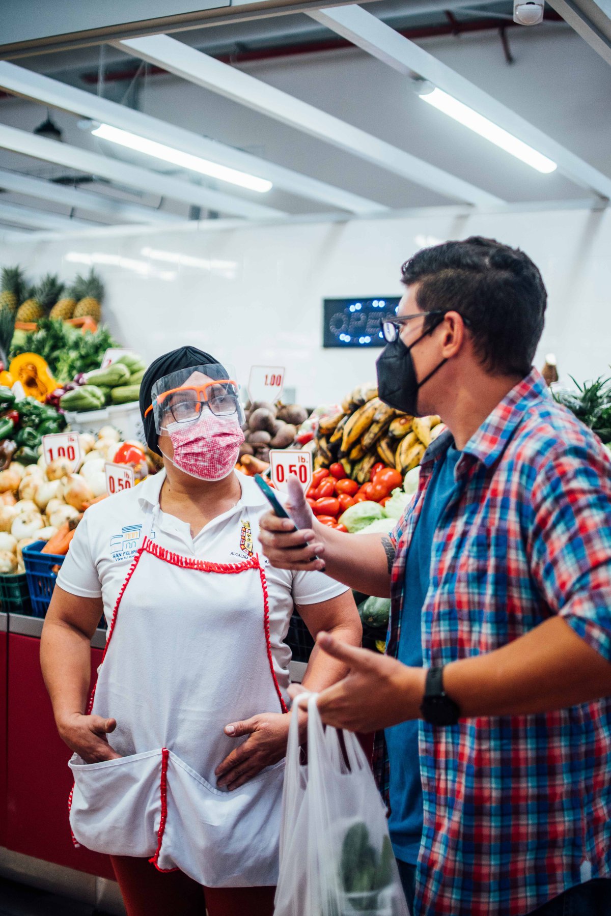 Llegamos al Mercado San Felipe Neri