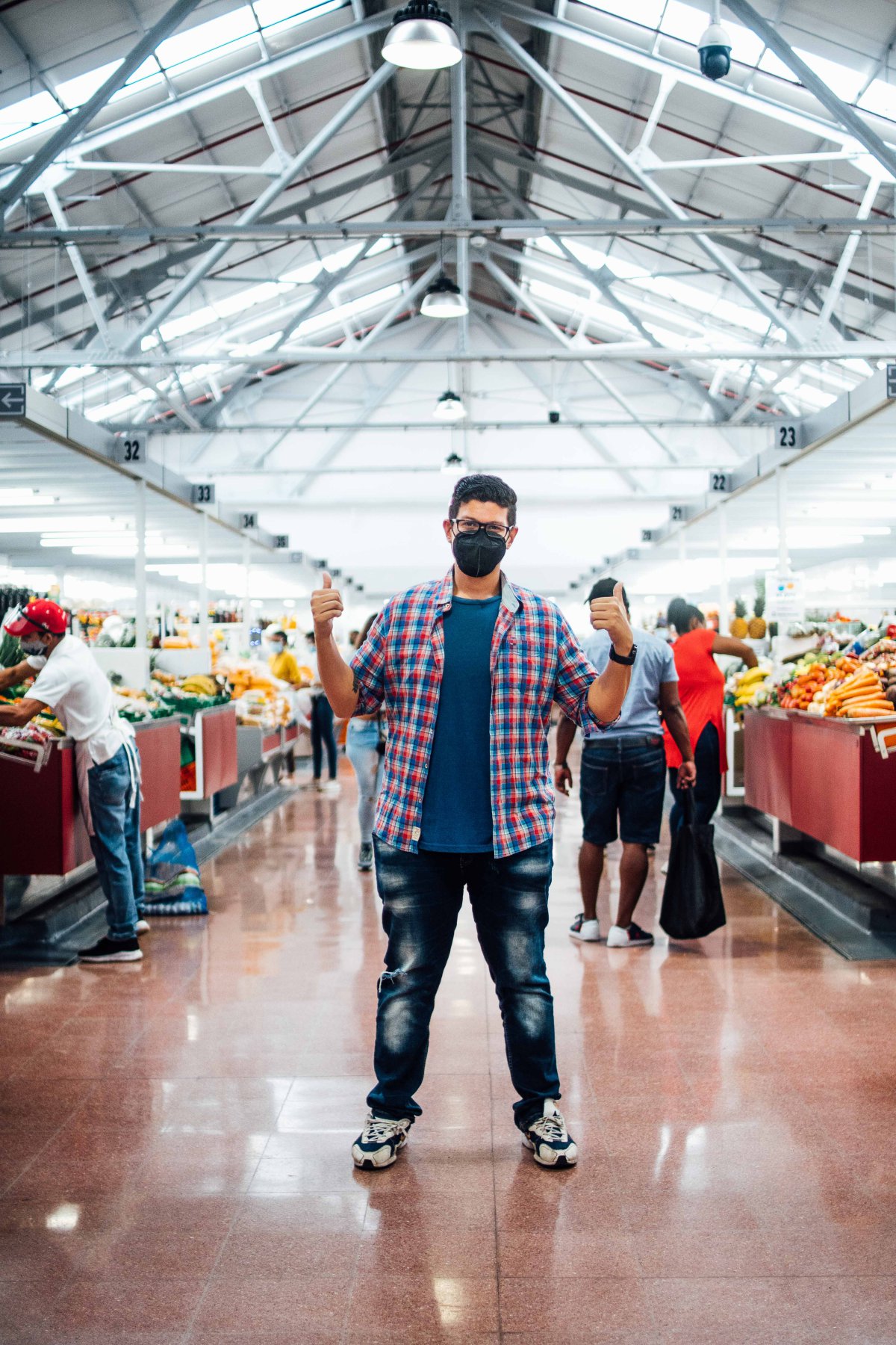 Llegamos al Mercado San Felipe Neri